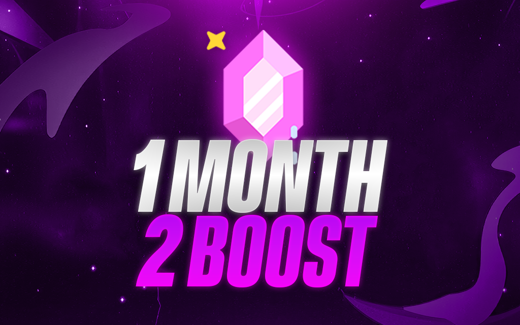 2 Server Boosts (1Month)