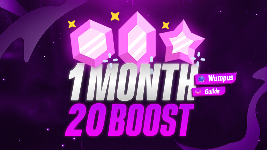 20 Boosts | 1 Months
