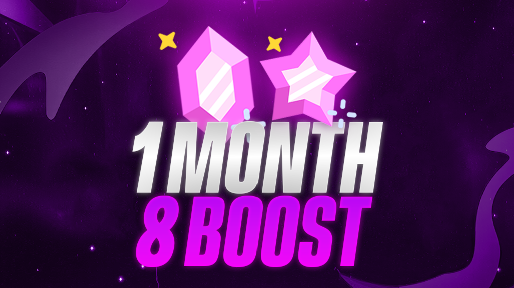 8 Boosts | 1 Months