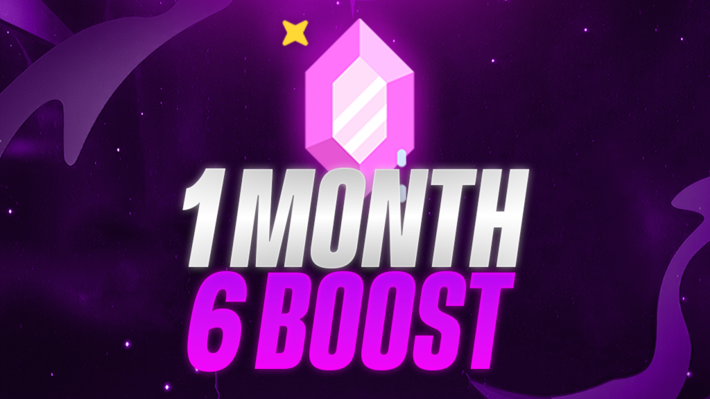 6 Boosts | 1 Months