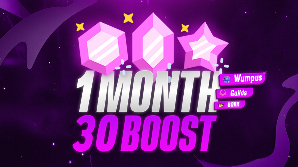 30 Boosts | 1 Months